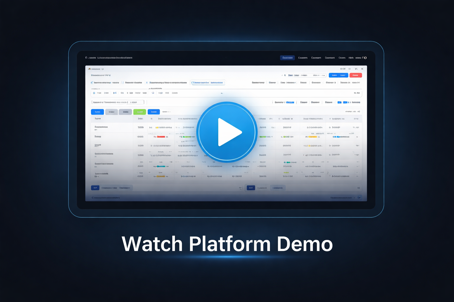 Care Chain platform demo poster
